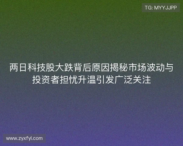 两日科技股大跌背后原因揭秘市场波动与投资者担忧升温引发广泛关注